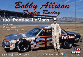 Salvinos JR RRLM1981D 1/24 1981 Pontiac LeMans Tuflon Driven by Bobby Allison