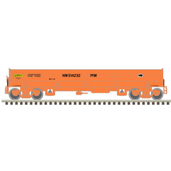 Atlas Model Railroad 50006056 N Norfolk and Western Difco Side Dump Car #514232