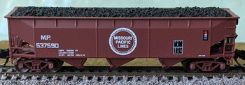 Bluford Shops 74091 N Missouri Pacific Center Logo 3-Bay Offset Hopper #537376