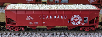 Bluford Shops 74148 N Seaboard Air Line Post-'74 3-Bay Offset Side Hopper #39024