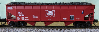 Bluford Shops 74205 N Scale Rock Island Post-1972 RI Hopper #10457