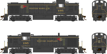 Bowser 25235 HO Western Maryland as Delivered ALCo RS-3 Phase 3 DCC Sound #195