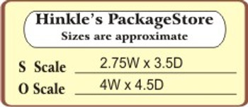 Bar Mills Models 0193 S Scale Hinkle's Package Store Kit