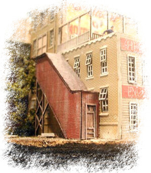 Bar Mills Models 0405 HO Scale Covered Stairwell Two Pack