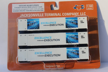 Jacksonville 537141 N KLLM Intermodal 53' High 8-55-8 Corrugated Containers (3)