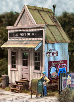 Bar Mills Models 0814 O Scale Main St. Post Office Kit