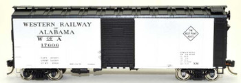 Bowser 43180 HO Scale Western Ry. Of Alabama 40' Steel Side Box Car #17628