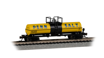 Bachmann 75852 N Scale Penn Salt Chemical Tank Car with Small Dome 237