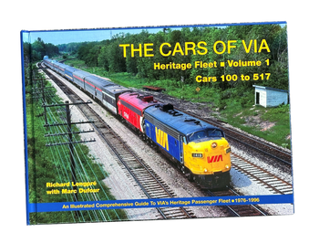 Rapido 102145 Book The Cars of Via: Heritage Fleet, Volume 1, Cars 100 to 517