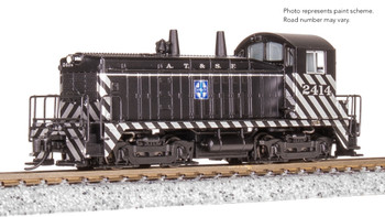 Broadway Limited  9300 N ATSF EMD NW2 Switcher Zebra Stripes 2414 (DCC/Sound)