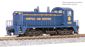 Broadway Limited  9382 N Scale Norfolk & Western EMD SW7 Switcher 3358 Analog DC