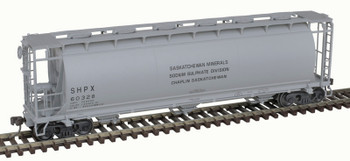Atlas 20007181 HO Scale Saskatchewan Minerals 3-Bay Cylindrical Hopper 60328