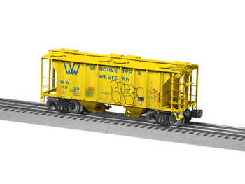 Lionel 2426671 O Scale Winchester & Western PS-2 Covered Hopper 4006 Weathered