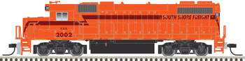 Atlas 40004838 N Chicago South Shore EMD GP38-2 Diesel Locomotive 2005 DCC/Sound