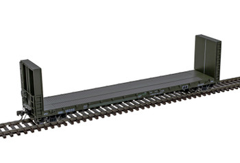Atlas 20007105 HO Scale Indiana Harbor Belt 51' 6" Bulkhead Flat Car 18347 Atlas 20007105 HO Scale Indiana Harbor Belt 51' 6" Bulkhead Flat Car 18347