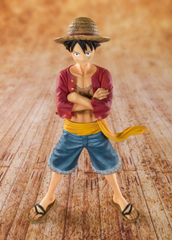 Bandai 66499 1:12 One Piece Straw Hat Crew Figure Collection Monkey D. Luffy