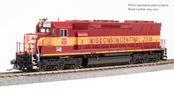Broadway Limited 9824 HO Wisconsin Central EMD SD45 Locomotive 7514 (DCC/Sound)