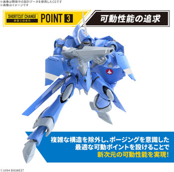 Bandai 2777017 1:100 HG Macross VF-22S Sturmvogel II Plastic Model Kit