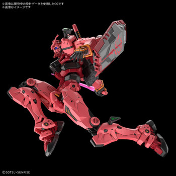Bandai 2762125 1:144 HG GQuuuuuuX gMS-Alpha Red Gundam Plastic Model Kit