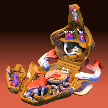 Kotobukiya GN142 Non Scale Rayleonard 03-AALIYAH Bloody Antlers Model Kit 140mm