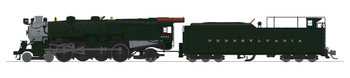 Broadway Limited 8493 N Scale Pennsylvania Railroad Steam 4-8-2 6712 (Analog DC)