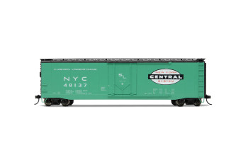 Rivarossi 6635D HO NYC 50-Foot Plug-Door Boxcar with Roof Walkway #48137
