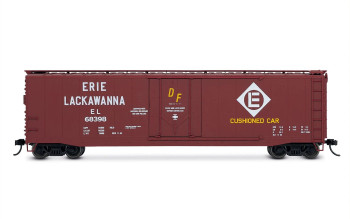Rivarossi 6664A HO Scale Erie Lackawanna 50-Foot Plug-Door Boxcar #68398