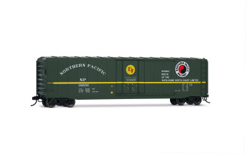 Rivarossi 6665B HO Scale Northern Pacific 50-Foot Plug-Door Boxcar #98030