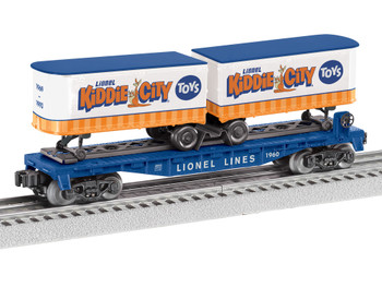 Lionel 2528660 O Scale Lionel Kiddie City Flatcar with Trailers