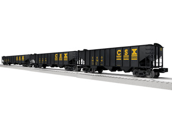 Lionel 2542225 O Scale CSX 3-Bay Hopper 3-Pack B