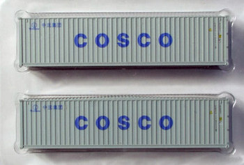 Kato 23507D N Scale COSCO 40' Containers (2-Pack)