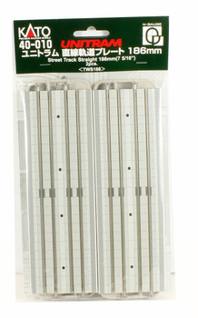 Kato 40-014 N Scale UniTram Straight Road 186mm (7-5/16") 2-Pack