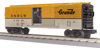 MTH O Gauge RailKing Denver & Rio Grande #60049 Operating Boxcar New