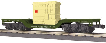 MTH O Gauge RailKing U.S. Army #42057 Flat Car New