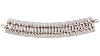 Bachmann N Scale E-Z Track with Concrete Ties - 11.25" Radius Curved Track New