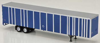 Bowser 43429 HO Scale 40' Vintage High-Bottom Trailer Undecorated [Blue] New