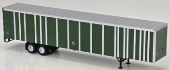 Bowser 43430 HO Scale 40' Vintage High-Bottom Trailer Undecorated [Green] New