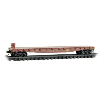 Micro-Trains 04500800 N Flat Car / Buffer Car Chicago and North Western #44475