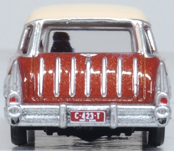 Oxford Diecast 87CN57008 HO 1957 Chevrolet Nomad Adobe Beige/sierra Gold New