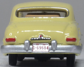 Oxford Diecast 87ME49011 HO 1949 Mercury 8 Coupe Calabash Yellow New