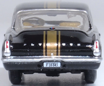 Oxford Diecast 87PB65004 HO Plymouth Barracuda 1965 Black/Gold New