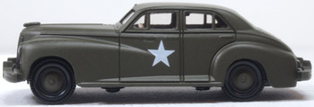 Oxford Diecast 87PC42002 HO 1942 Packard Clipper Touring Sedan Us Army Staff