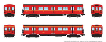 Rapido 206502 HO Scale Toronto TTC G-Class Subway A-B #5034+5035 DC/DCC/Sound