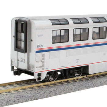 Kato HO Scale 35-6067 Amtrak Superliner I Lounge Phase VI #33023 New