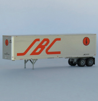 Trainworx N 40279-01 FCSBC 40' Corrugated Trailer #9009