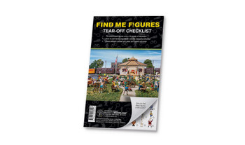 Woodland Scenics 2875 Find Me Figures Checklist Tablet New