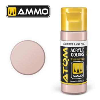 AMMO by Mig Jimenez ATOM-20038 17mL ATOM Atom Color Glacier Pink