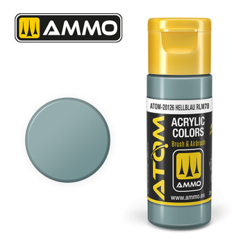 AMMO by Mig Jimenez ATOM-20126 17mL ATOM Atom Color Hellblau Rlm78