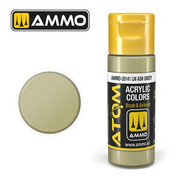 AMMO by Mig Jimenez ATOM-20141 Atom Color paint 17mL ATOM Atom Color Ash Grey