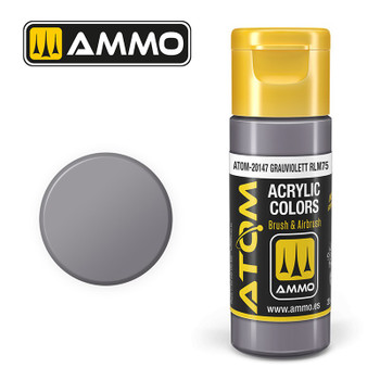 AMMO by Mig Jimenez ATOM-20147 Atom Color paint 17mL ATOM Atom Color Grauviolett